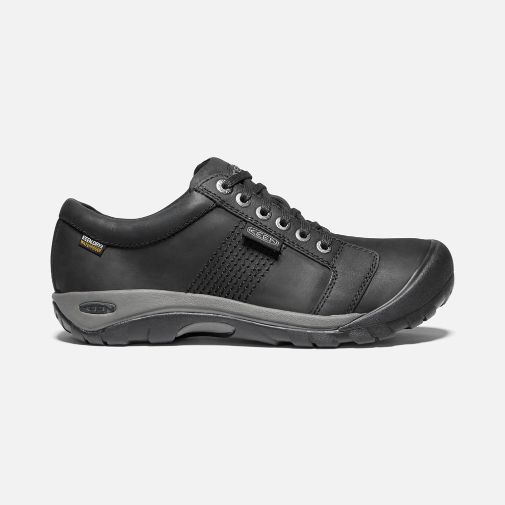 Keen Sneakers Heren Zwart - Austin Waterproof - 70394-JWAY